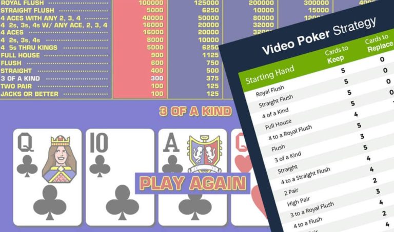 Using a Video Online poker Strategy Cards